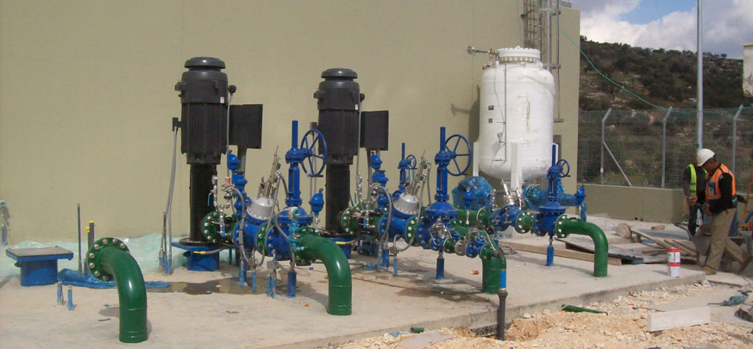 USAID Qabatiya Wells - Xylem Goulds Turbine Pumps & Wessels Tanks